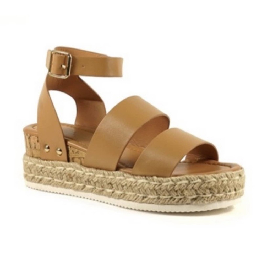 Platform Espadrilles Women’s Sandals (Tan) - Size 6.5 - Picture 11 of 11